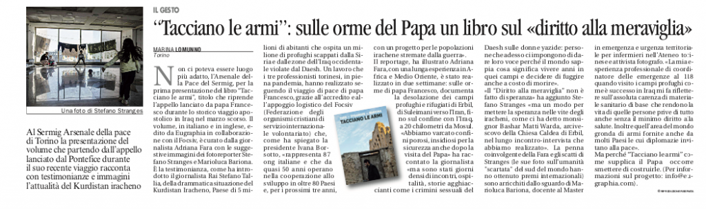 L'avvenire, luglio 2021